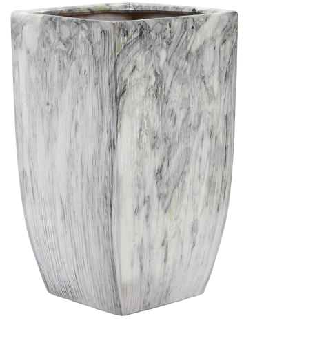 Keramický obal na květináč Lindon GARDEN LINE s mramorovým efektem 32,5 × 32,5 × 56 cm