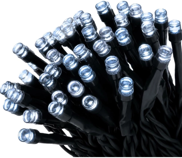 Vánoční LED řetěz Retlux 500 LED se studeným bílým světlem