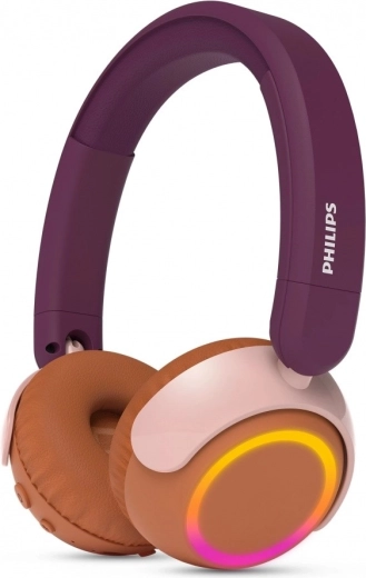 dětská bezdrátová sluchátka philips s LED a ochranou sluchu
