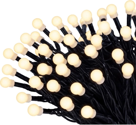 Vánoční LED řetěz RETLUX cherry 200 LED, teplá bílá, 20 m