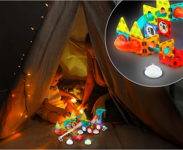 Zářící stavby a světelné efekty