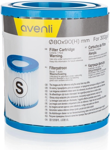 Velikost S Ø80 × 90 mm pro kompaktní filtrace