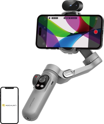 Aochuan Smart X Pro stabilizátor pro smartphone s AI senzorem šedý