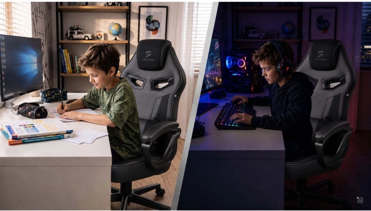 Univerzální křeslo do pokoje i k hernímu stolu