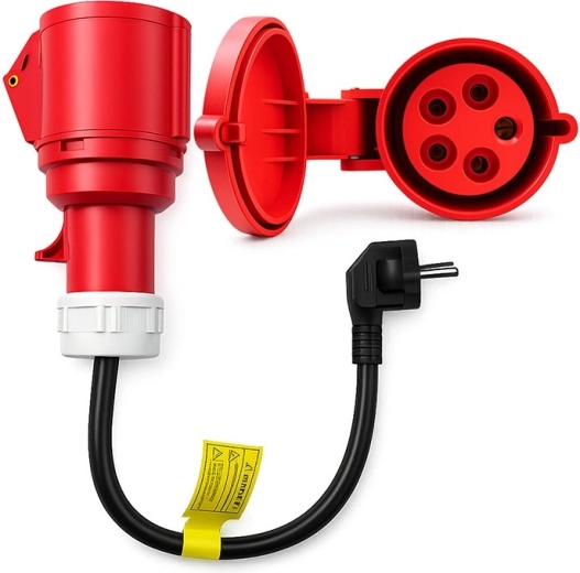 Adaptér CEE 32 A 5p 400 V na Schuko 230 V pro nabíječky EV