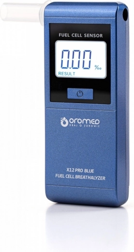 Elektrochemický alkohol tester ORO X12 Pro modrý