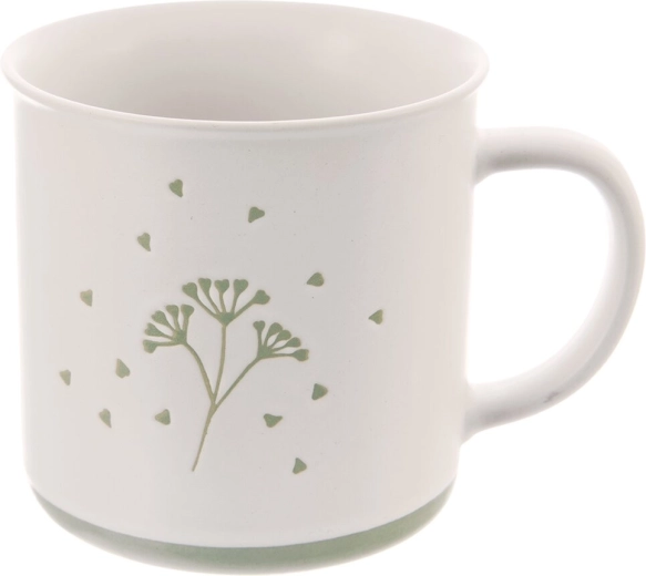 Přírodní zelenobílý design Greenish