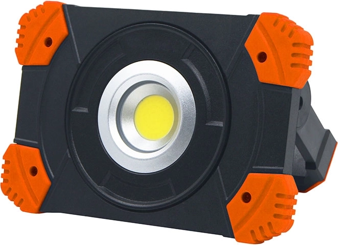 Solight přenosný nabíjecí LED reflektor 10 W 1000 lm oranžovo-černý