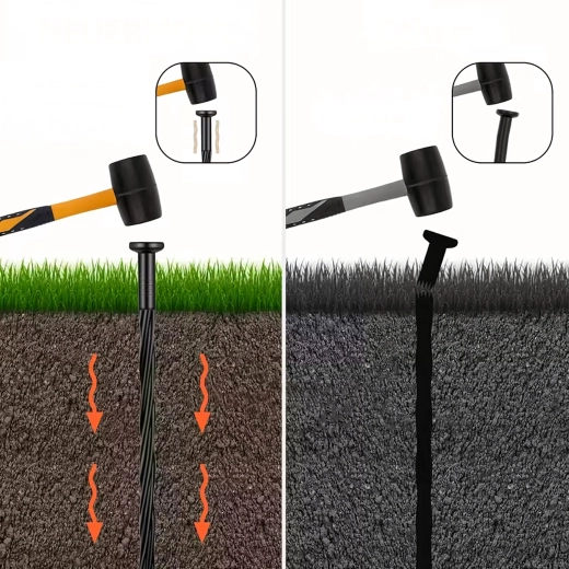 Snadná instalace kladivem