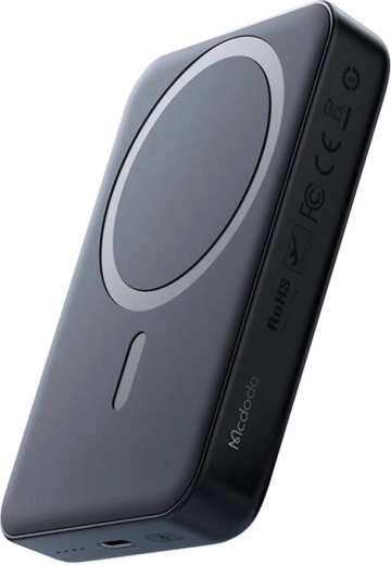 Mcdodo magnetická powerbanka 10000 mAh, 20W, černá