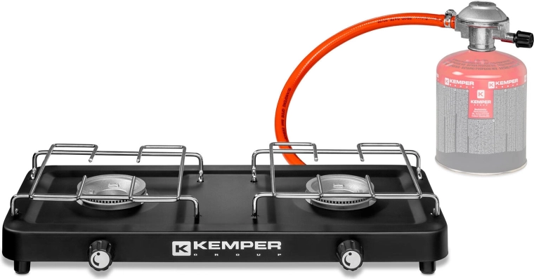 Kemper dvouhořákový plynový vařič na kartuše