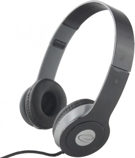 Stereo audio sluchátka Techno černé