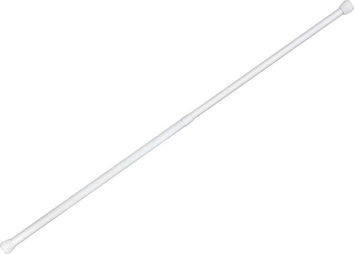 Teleskopická rozpěrná tyč 70–120 cm, hliníková, bílá - 1 kus