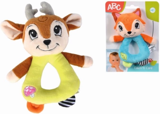 Plyšová chrastítka FOREST FRIENDS – liška nebo jelínek