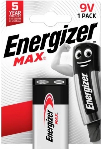 Alkalická baterie 9V ENERGIZER MAX
