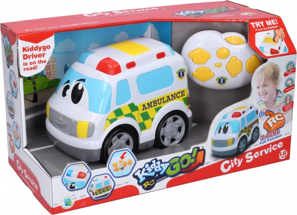 Dětská RC sanitka s efekty 19 cm