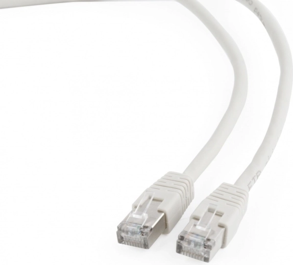 Stíněný FTP patch kabel Cat 6 šedý – 1 m