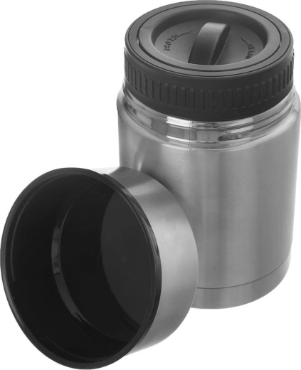 Praktické široké hrdlo a víčko jako miska