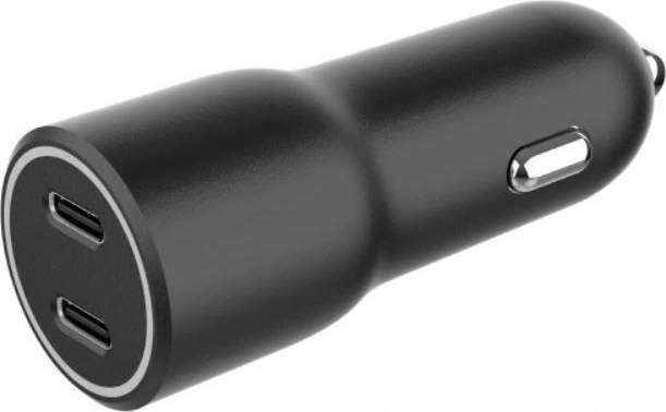 Autonabíječka s 2x USB-C PD 40W černá