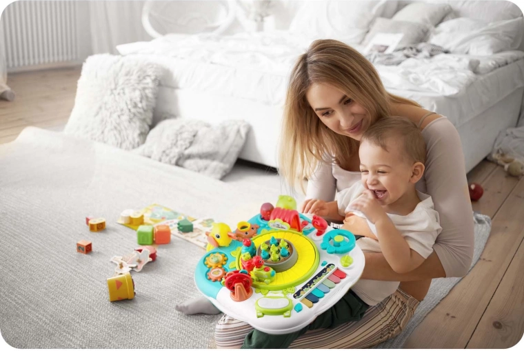 Hudba, světla a regulace hlasitosti