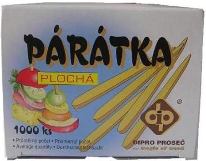 Dřevěná párátka v papírové krabičce 1000 ks
