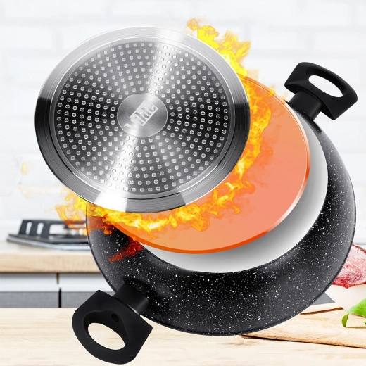 Rovnoměrná distribuce tepla a indukční dno