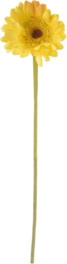 Umělá gerbera žlutá 61 cm