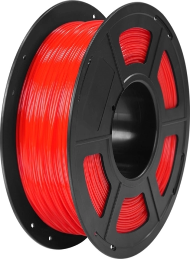 Filament Anycubic TPU 1 kg – Průhledná červená