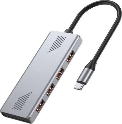 USB-C hub 3.2 Gen 2 se 4 porty USB‑A, 10 Gb/s