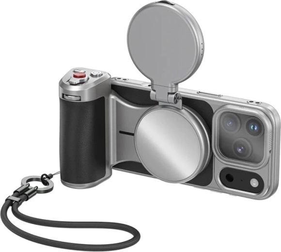 Telesin Master Grip creator combo držák s baterií pro iPhone 17 Pro (světlo + UV filtr)