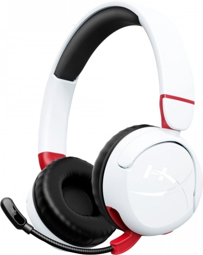 HyperX Cloud Mini bezdrátová dětská herní náhlavní souprava – bílá