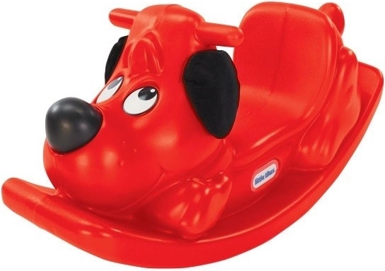 Houpací pejsek LITTLE TIKES – červený plastový bujak pro batolata