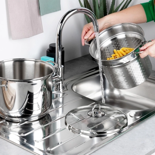 Vařte a sceďte bez dalšího cedníku