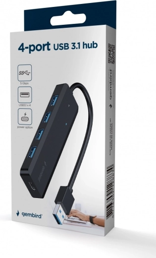 Kompaktní hub s integrovaným kabelem