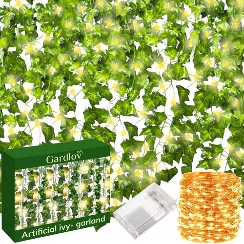 Umělý břečťan s LED světly Gardlov