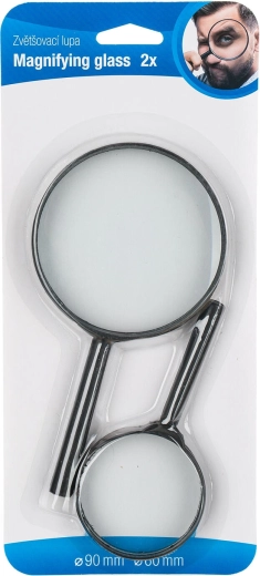 Sada lup s plastovou rukojetí 60 a 90 mm