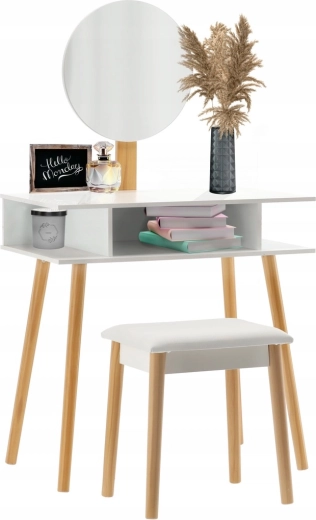 Pohodlný čalouněný taburet a stabilní nohy