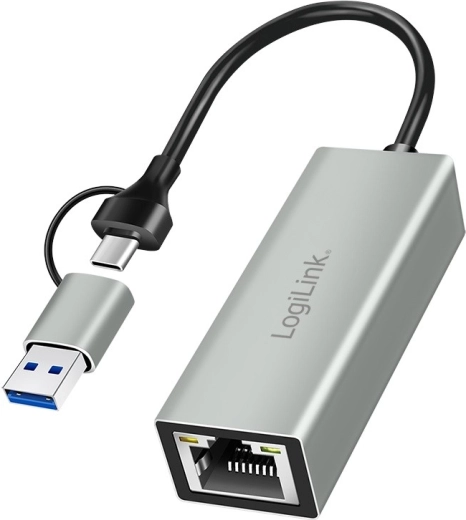 Adaptér USB‑C na gigabitový Ethernet + USB