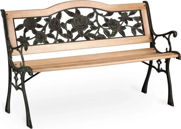 Romantické opěradlo s motivem růží