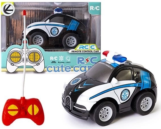 Malé policejní auto na dálkové ovládání - 1 kus