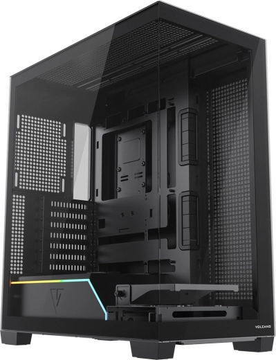 Počítačová skříň Modecom Volcano Stellar Plus ARGB Midi, černá