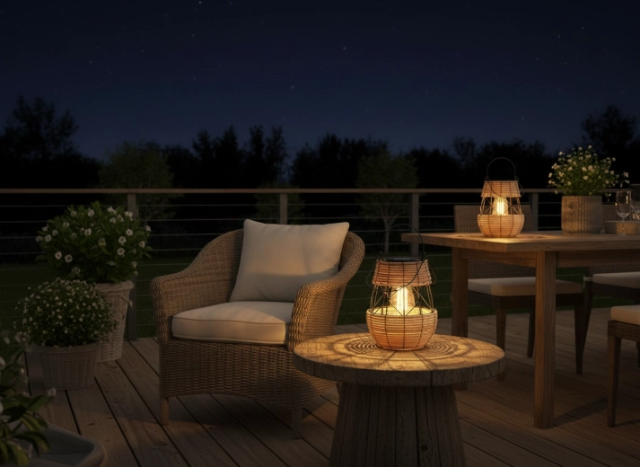 Teplé, útulné světlo pro večerní pohodu