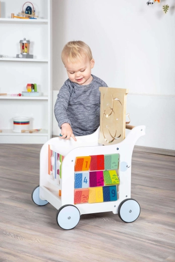 Dřevěné edukativní chodítko 5 v 1 Small Foot