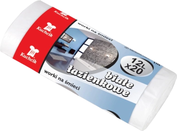 Sáčky do koše 12 l Kuchcik bílé HDPE