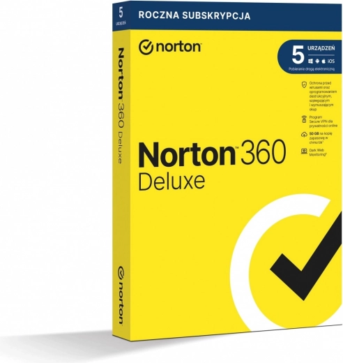 Norton 360 Deluxe - 50GB zálohování na 1 rok pro 5 zařízení