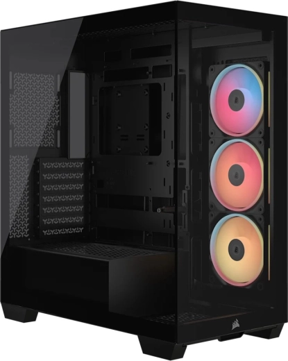 Počítačová skříň Mid‑Tower 3500X LXR LINK TG, černá