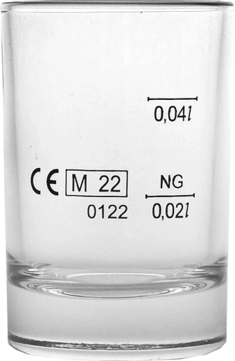 Odlivka s dvojitým cejchem 20/40 ml Chile