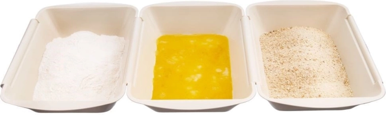 Správná velikost pro mouku, vejce i strouhanku