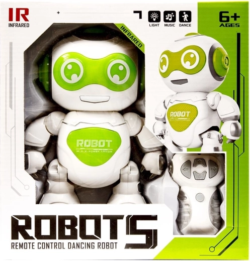 Interaktivní robot na dálkové ovládání se světly a zvuky - 1 kus