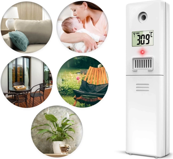 Široký rozsah měření teploty a vlhkosti